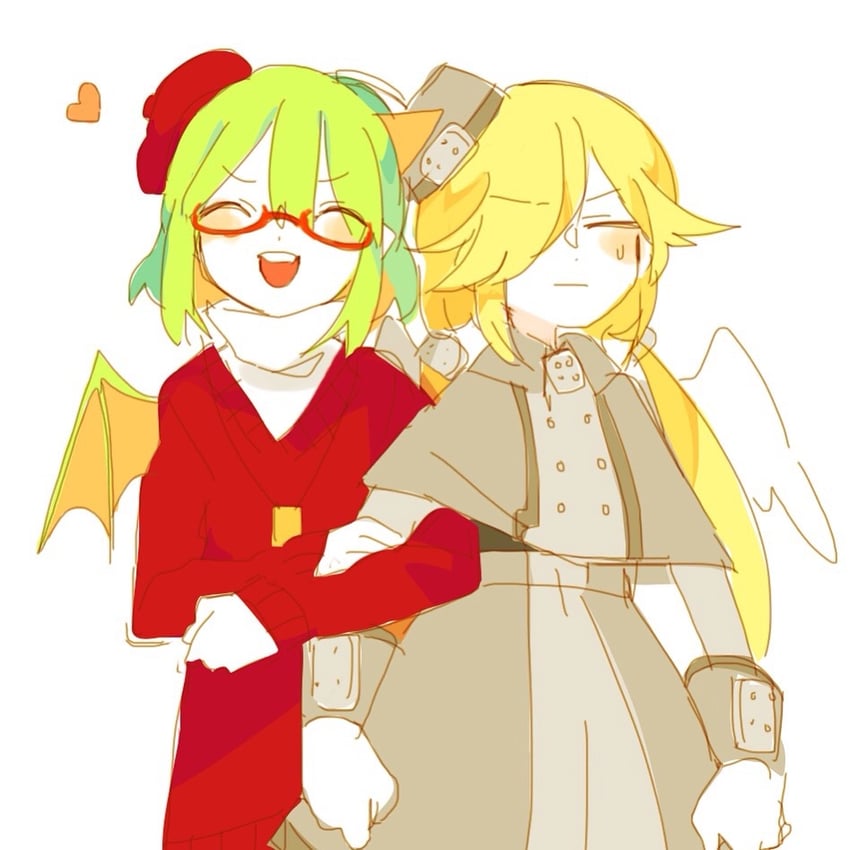 yosafire and froze (funamusea and 1 more) drawn by suaviterra