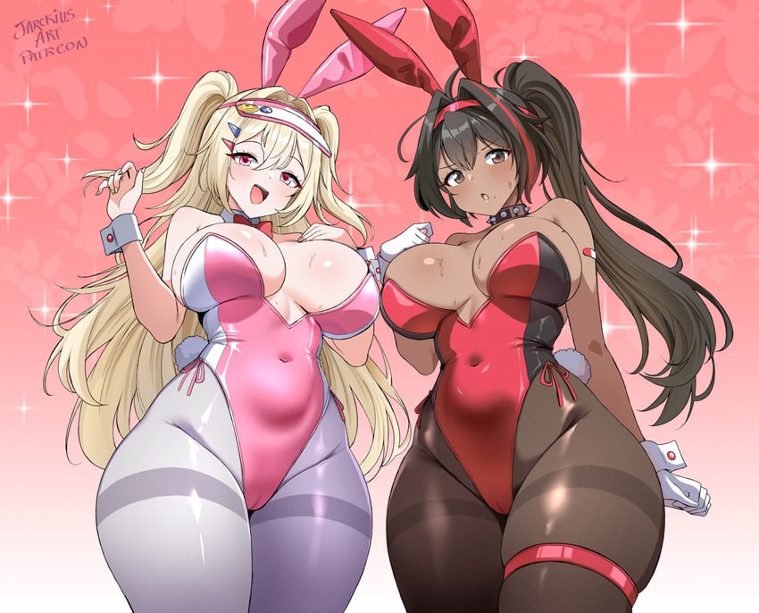 bay and clay (goddess of victory: nikke) drawn by jarckius