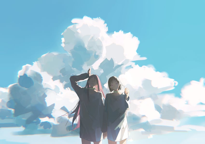 sua and mizi (alien stage) drawn by sijimao