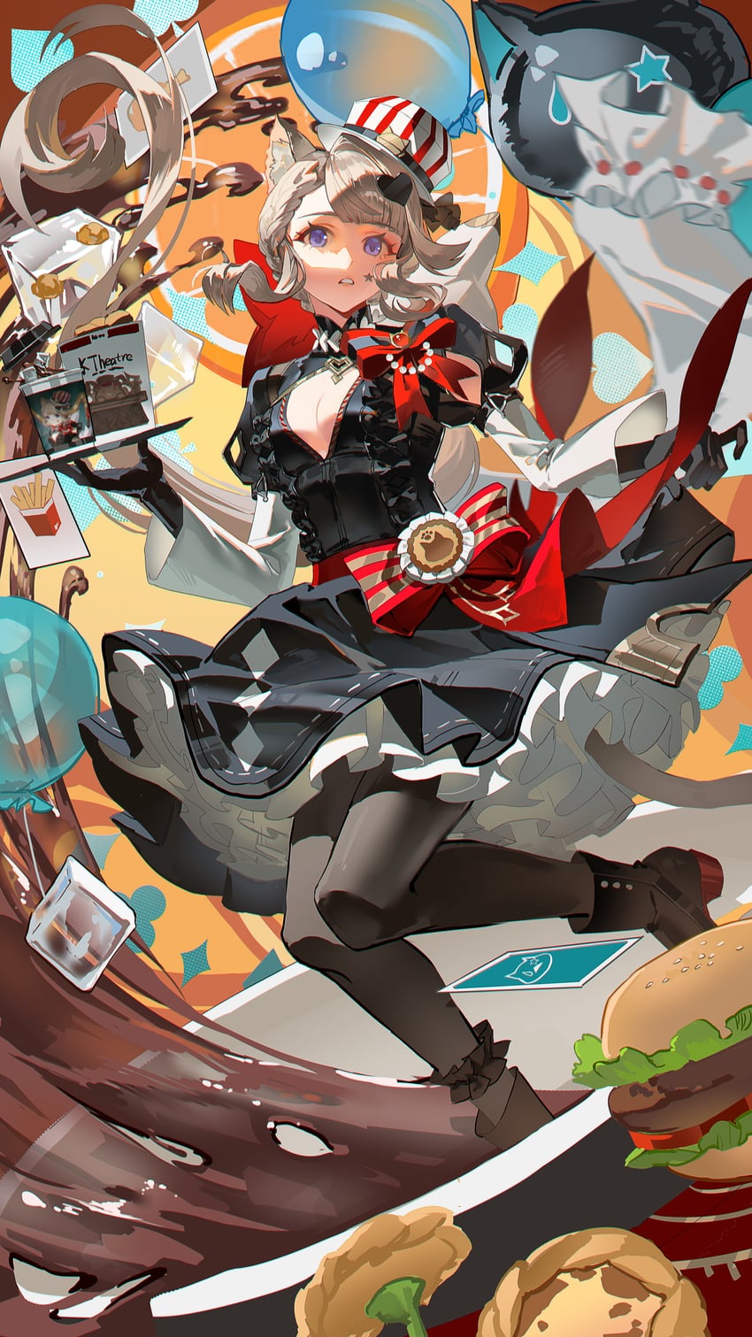 lynette (genshin impact and 1 more) drawn by guaisanmu