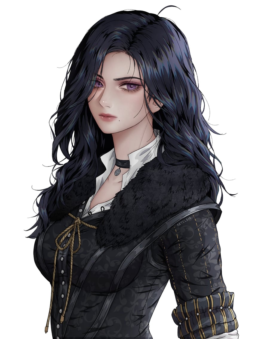 yennefer of vengerberg (the witcher and 1 more) drawn by artelsia