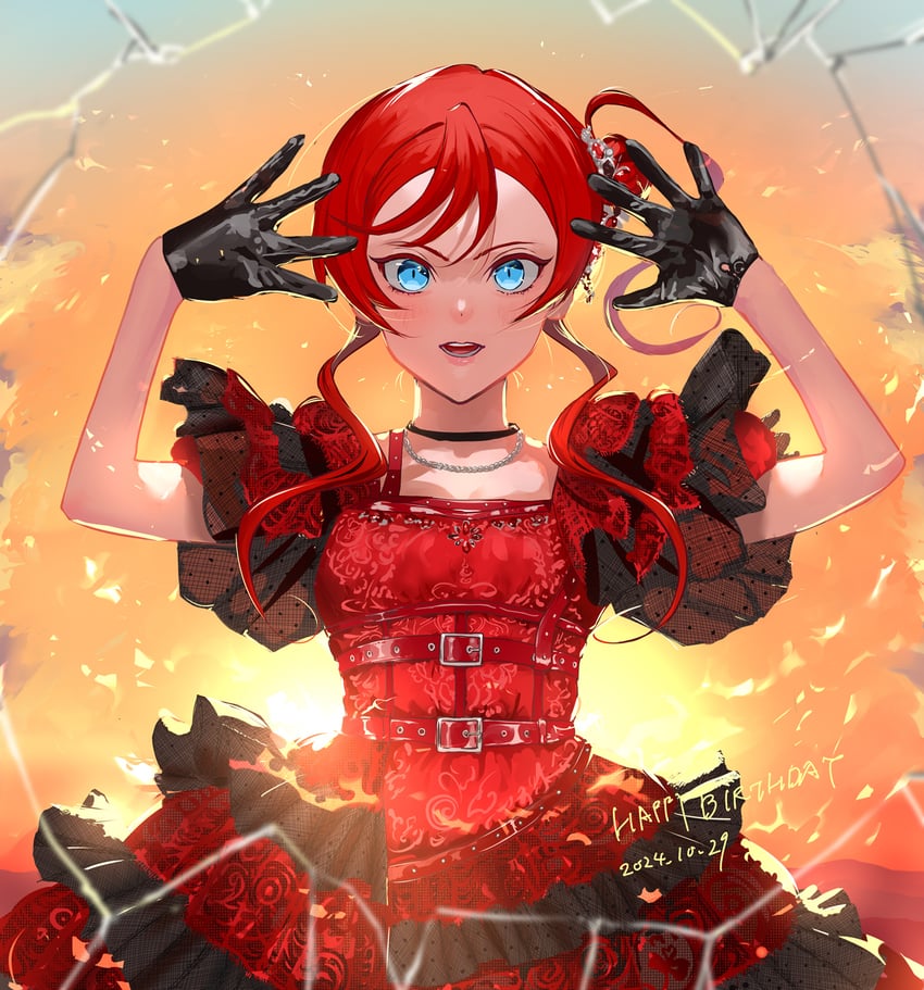 yoneme mei (love live! and 1 more) drawn by jyon