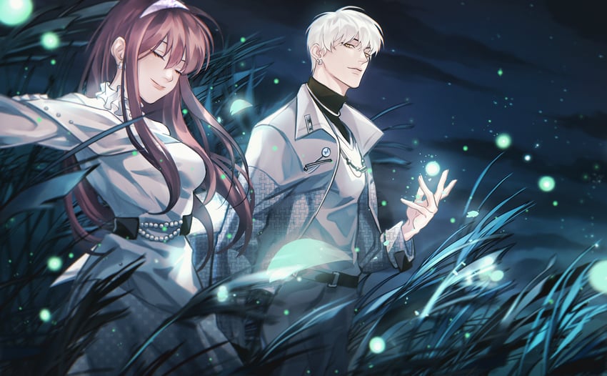 protagonist and qi sili (light and night love) drawn by zhuowang233