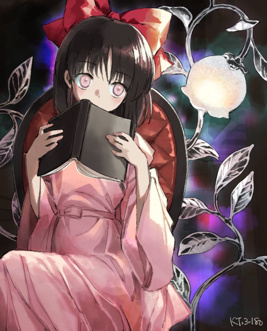 hakurei reimu (touhou and 1 more) drawn by kaigen_1025