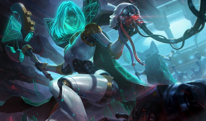 leblanc and program leblanc (league of legends) drawn by kilart