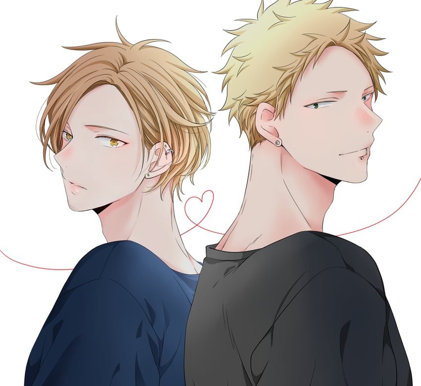 kaji akihiko and nakayama haruki (given) drawn by 961_masashi