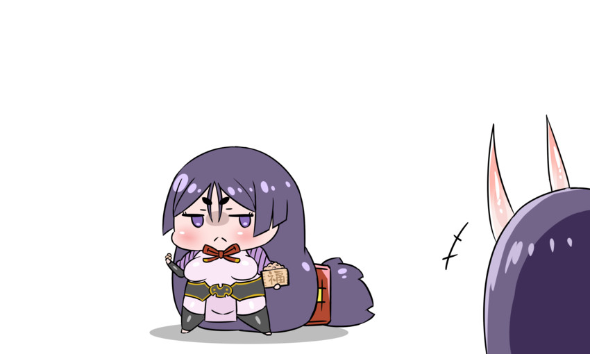 shuten douji and minamoto no raikou (fate and 1 more) drawn by rei_(rei_rr)