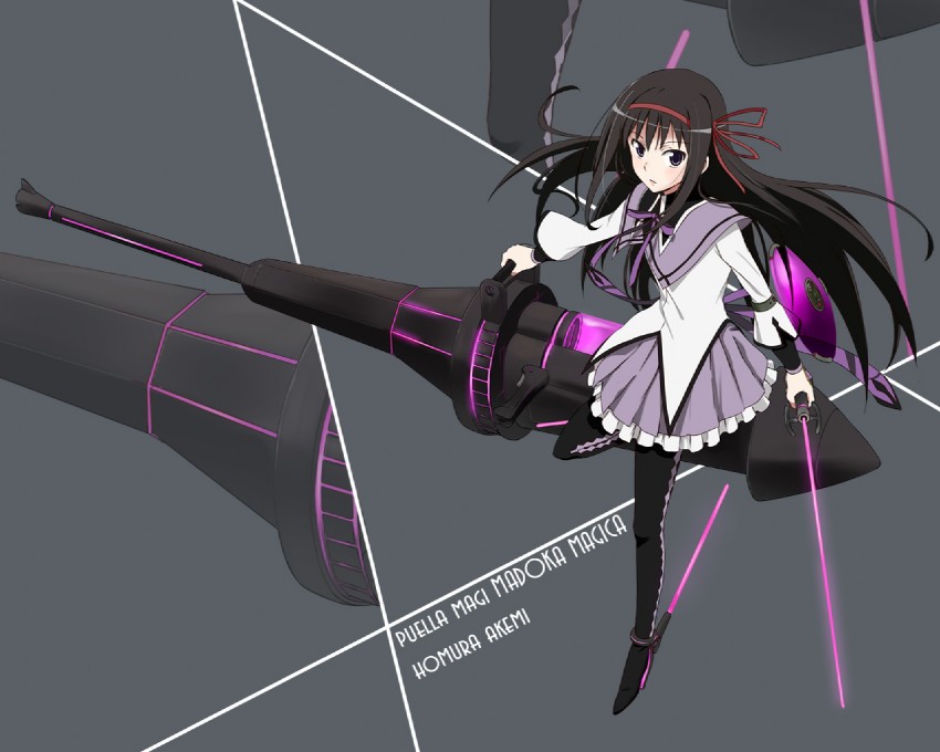 akemi homura (mahou shoujo madoka magica) drawn by yuu_(1007yu)