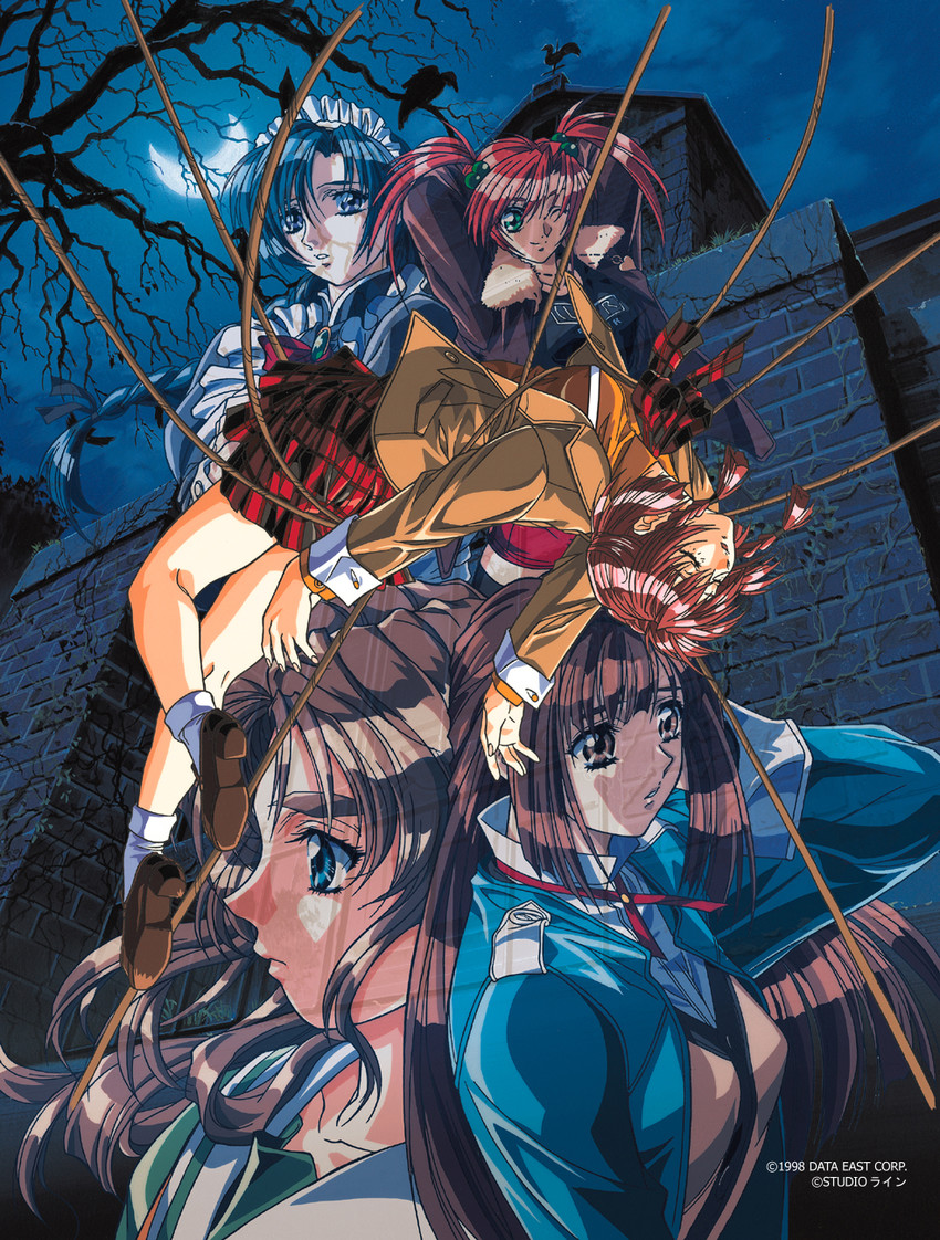 aoki chisa, sasamoto riyo, hatori itsumi, norma wendy, and shirakawa kosuzu (doukoku soshite...) drawn by yokota_mamoru
