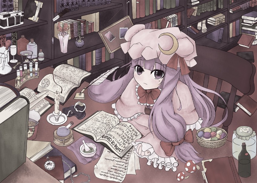 patchouli knowledge (touhou) drawn by mono_(hukutuu)