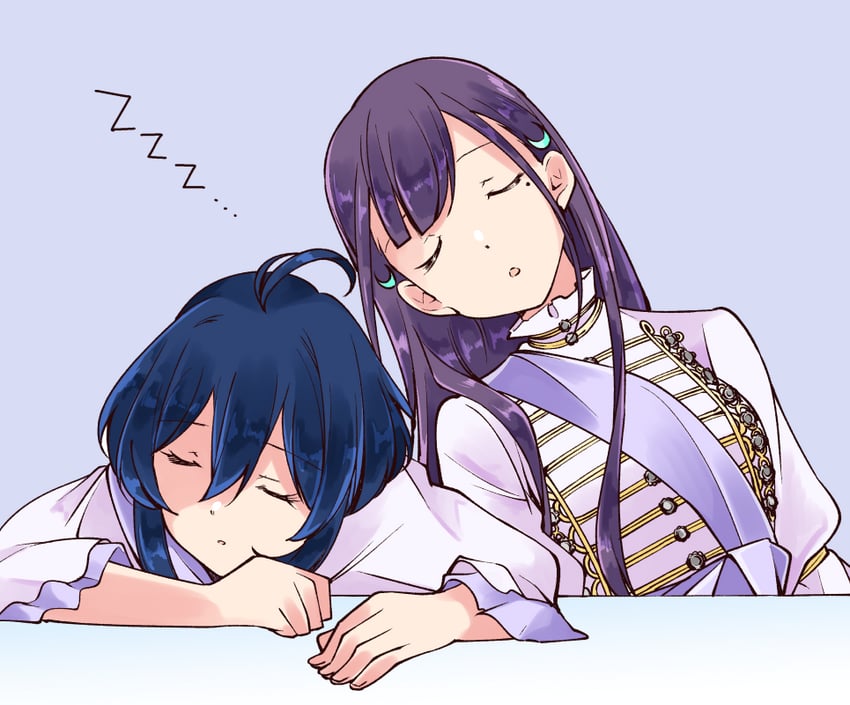 takigawa miu and ichinose hotaru (22/7) drawn by trefle_r