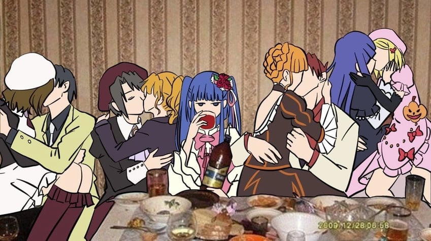 beatrice, ushiromiya battler, frederica bernkastel, furudo erika, lambdadelta, and 4 more (real life and 1 more)