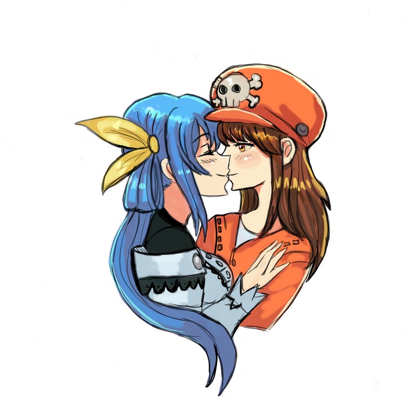 dizzy and may (guilty gear and 1 more) drawn by totsugay