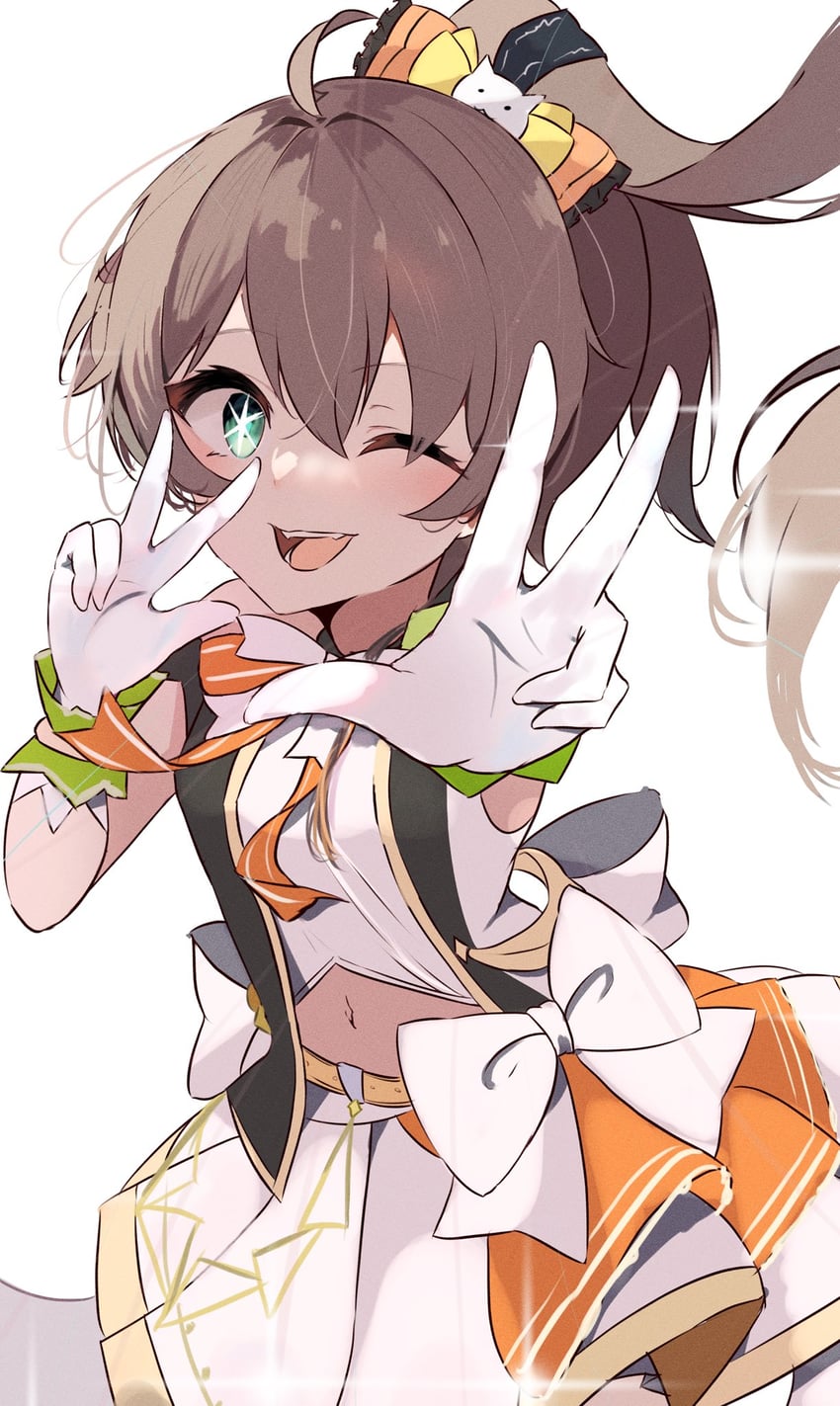 natsuiro matsuri (hololive and 1 more) drawn by 01white0