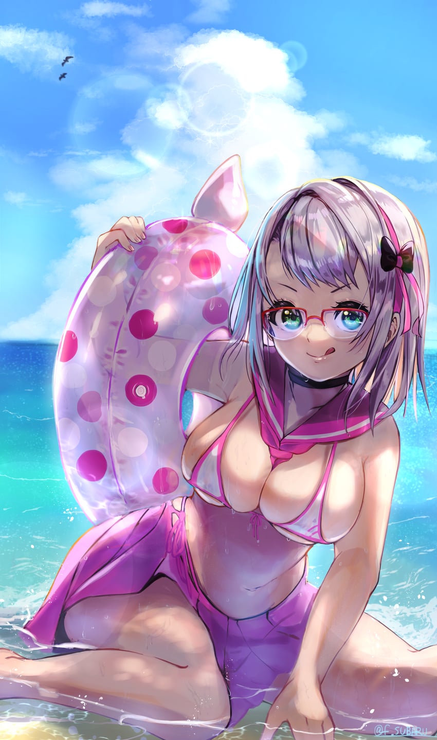 neon (goddess of victory: nikke) drawn by fujisaki_subaru