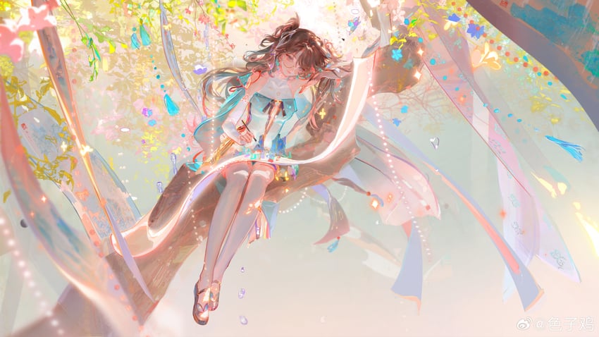 zhezhi (wuthering waves) drawn by yangming_li_wan_dianfen_chang