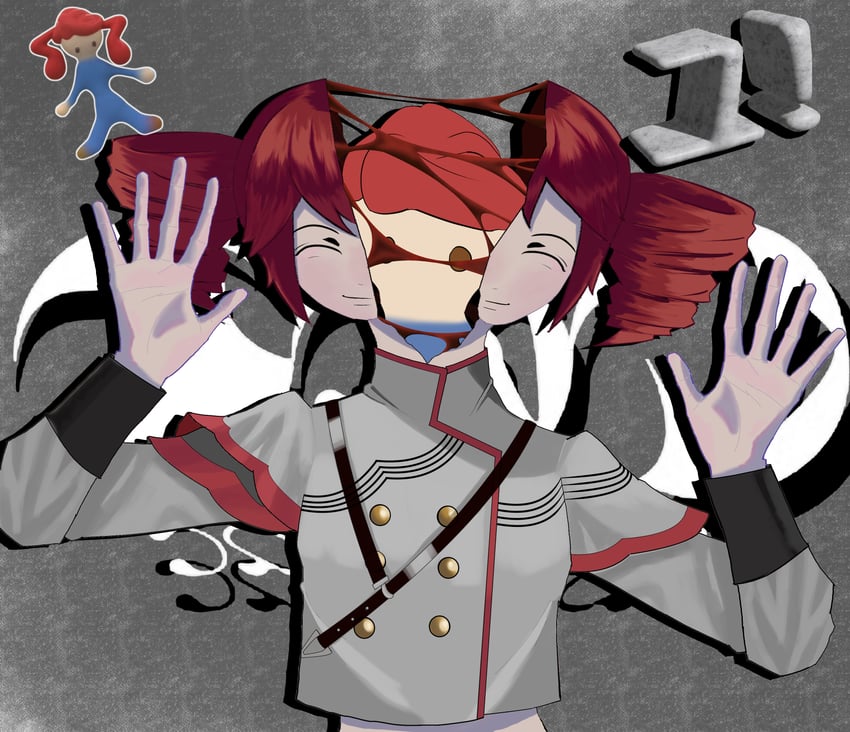 kasane teto (utau and 2 more) drawn by adenosine_3p