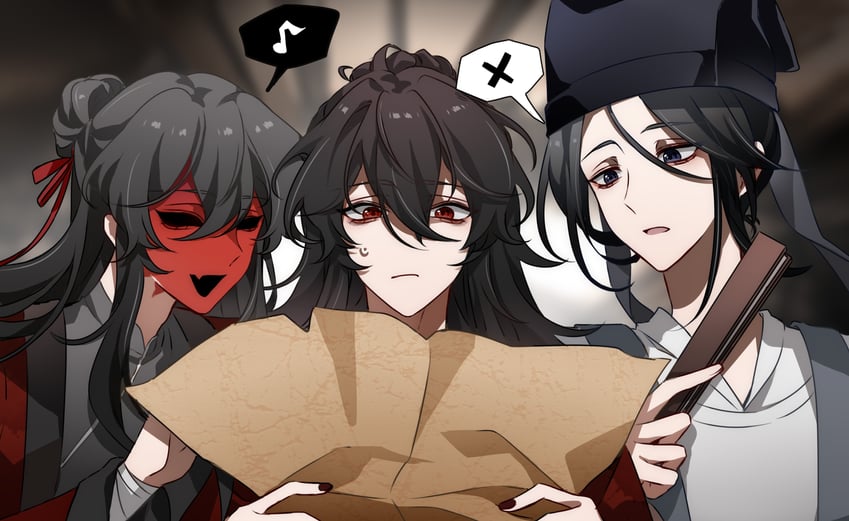 li huowang, zhuge yuan, and hong zhong (dao gui yi xian) drawn by vincent_(xialuotalotta)