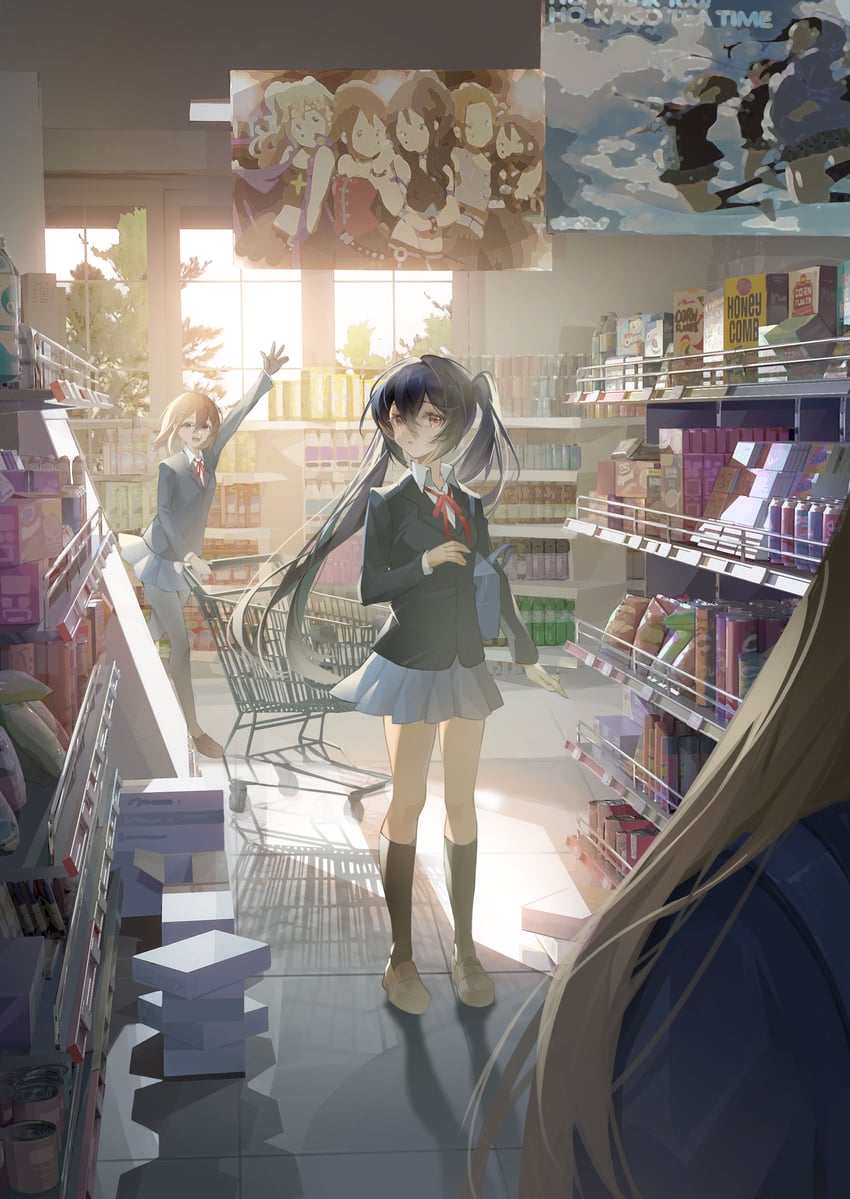 akiyama mio, nakano azusa, hirasawa yui, tainaka ritsu, and kotobuki tsumugi (k-on!) drawn by guantou_shipin