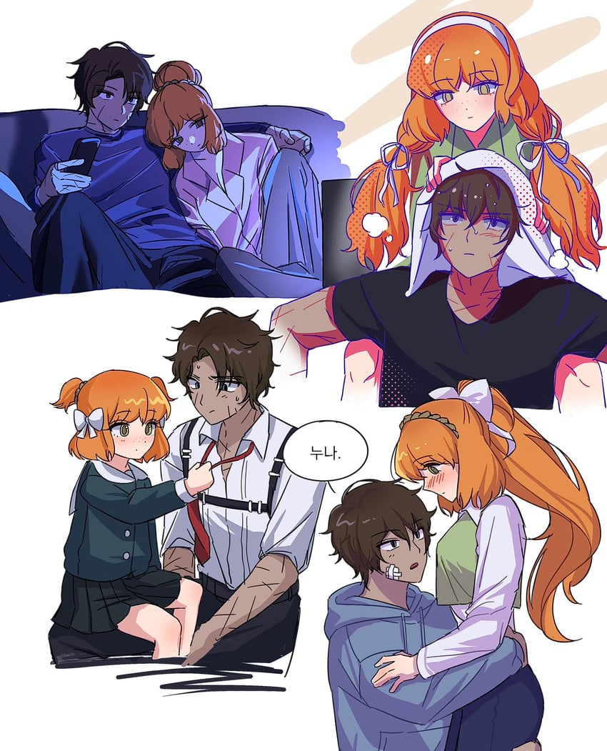 ishmael and heathcliff (project moon and 1 more) drawn by glwkddl