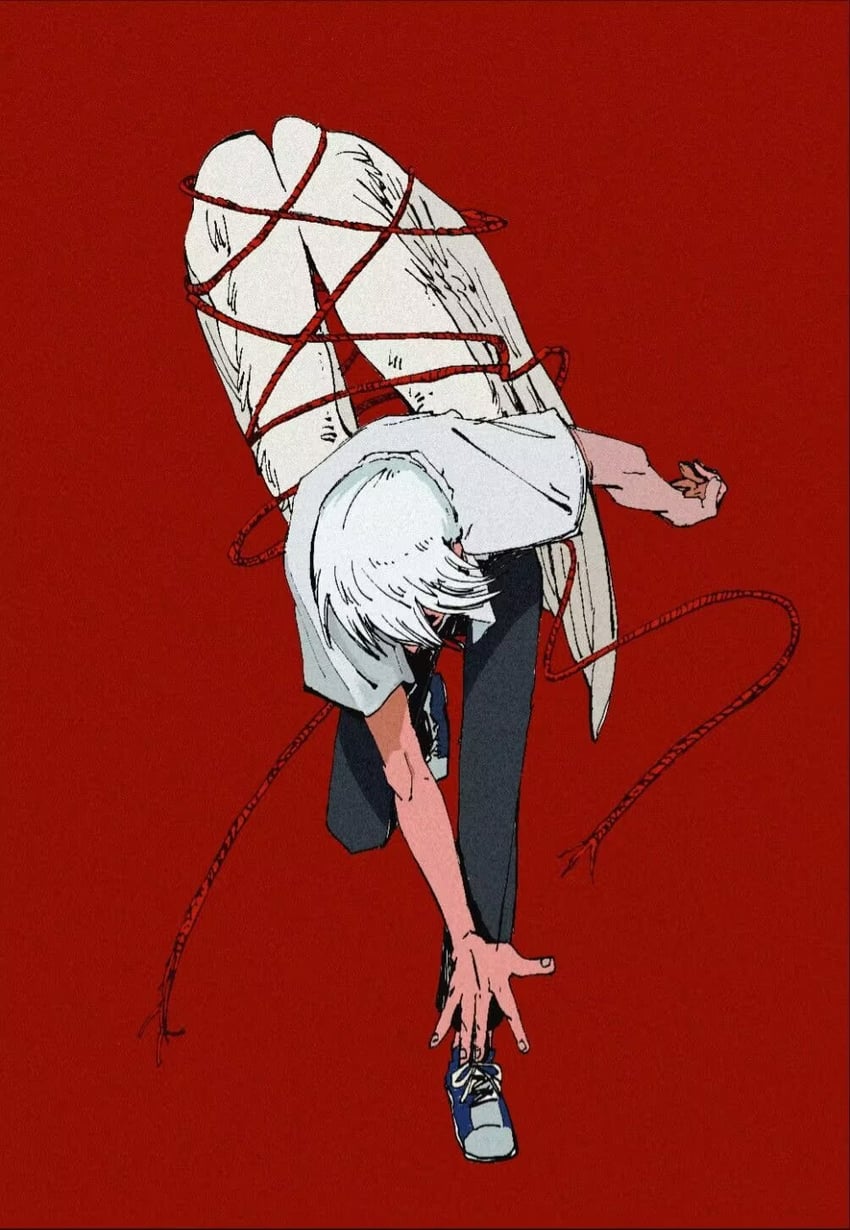 akagi shigeru (fukumoto mahjong and 1 more) drawn by nanji_yuan_zhumin