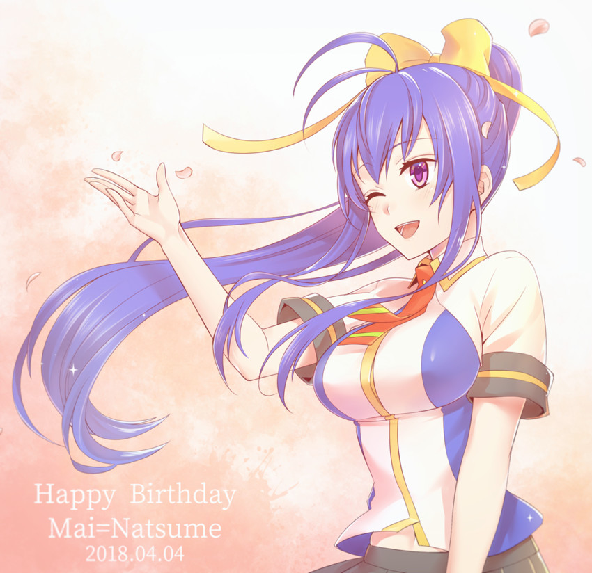 mai natsume (blazblue and 1 more) drawn by potato_(oriha94)