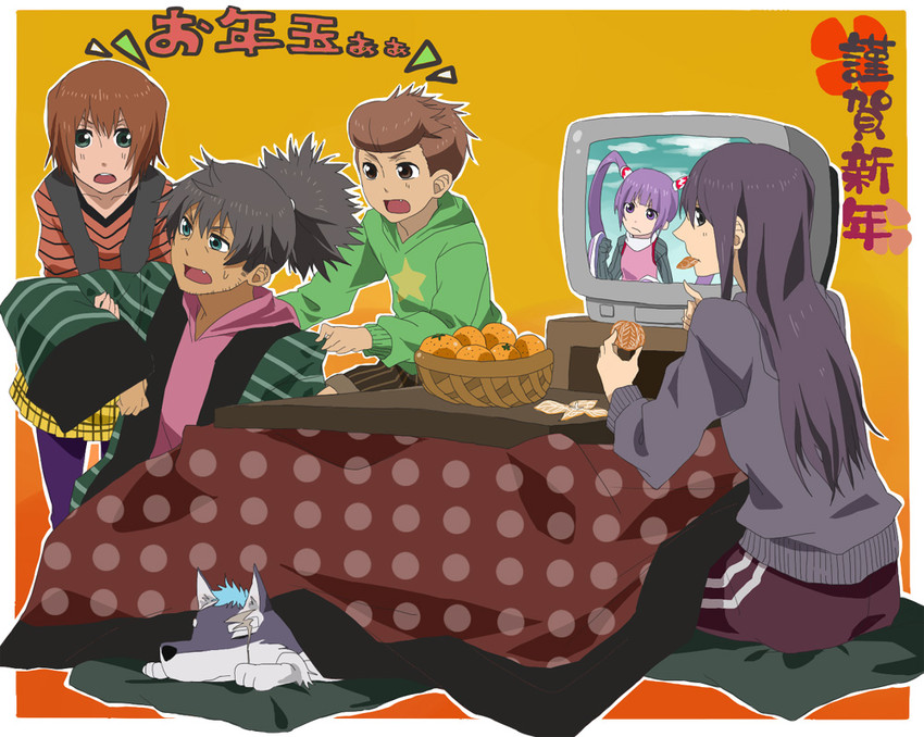 yuri lowell, rita mordio, sophie, raven, repede, and 1 more (tales of and 2 more) drawn by sasayama_panda