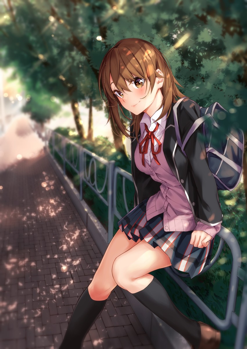 isshiki iroha (yahari ore no seishun lovecome wa machigatteiru.) drawn by sahara386
