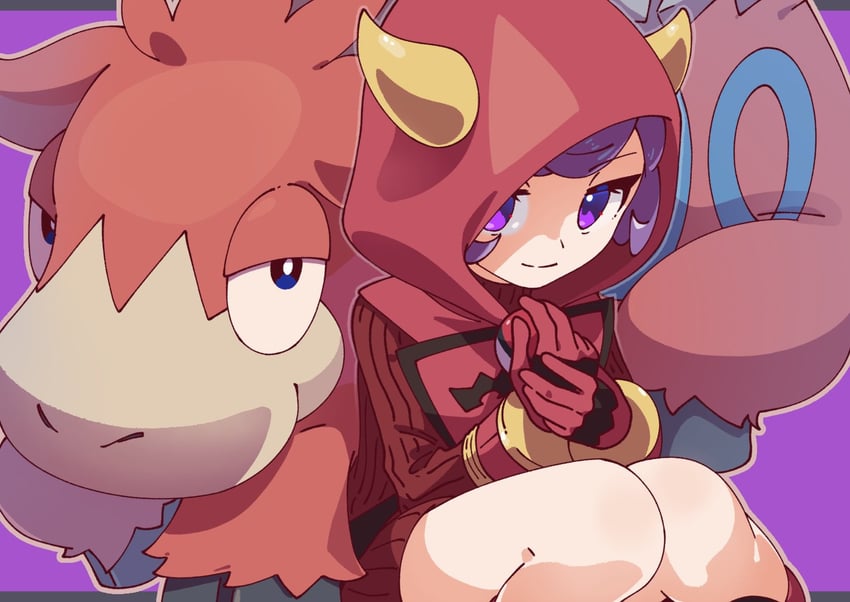 courtney and camerupt (pokemon and 1 more) drawn by omochi_(omotimotittona3)