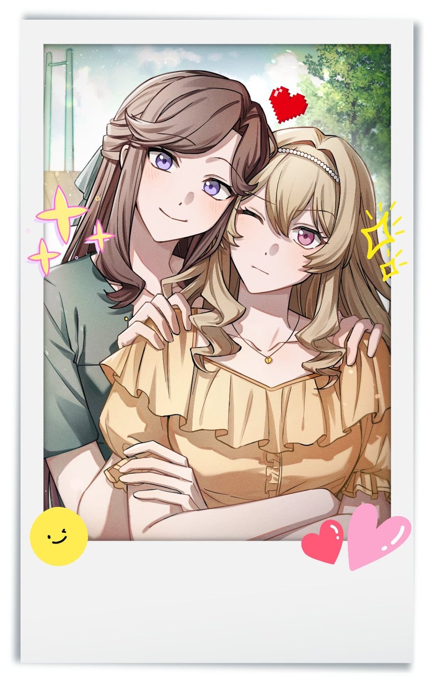 saijou claudine and tendou maya (shoujo kageki revue starlight) drawn by bak_pep
