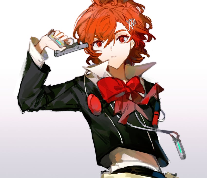 shiomi kotone (persona and 2 more) drawn by hikawayunn