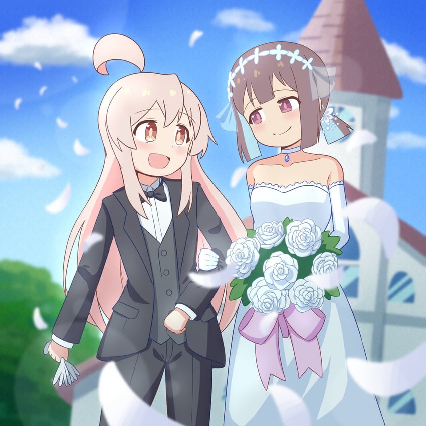 oyama mahiro and hozuki momiji (onii-chan wa oshimai!) drawn by gekogekobuhihi