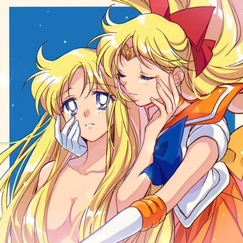 aino minako and sailor venus (bishoujo senshi sailor moon) drawn by suzuki_(2red_moon3)