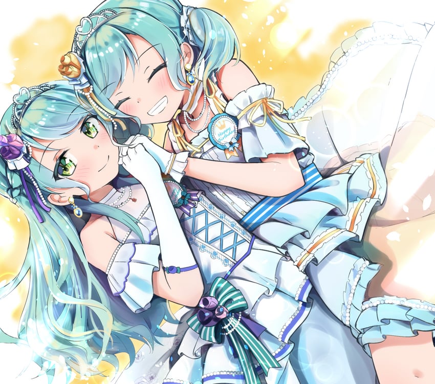 hikawa sayo and hikawa hina (bang dream!) drawn by hagakuri