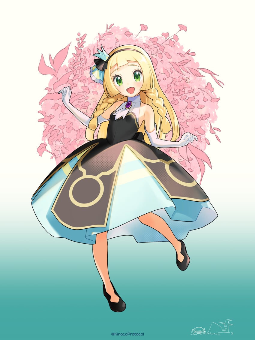 lillie and may (pokemon and 2 more) drawn by kinocopro