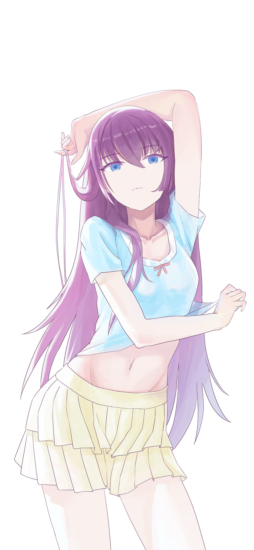 senjougahara hitagi (monogatari and 1 more) drawn by idangyang