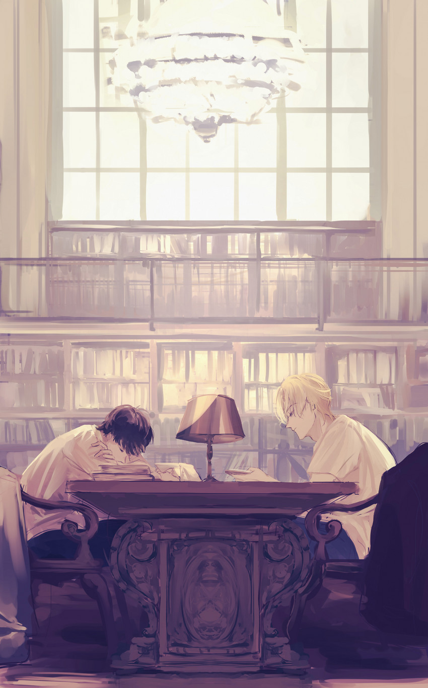 ash lynx and okumura eiji (banana fish) drawn by musbi_(yuiren)