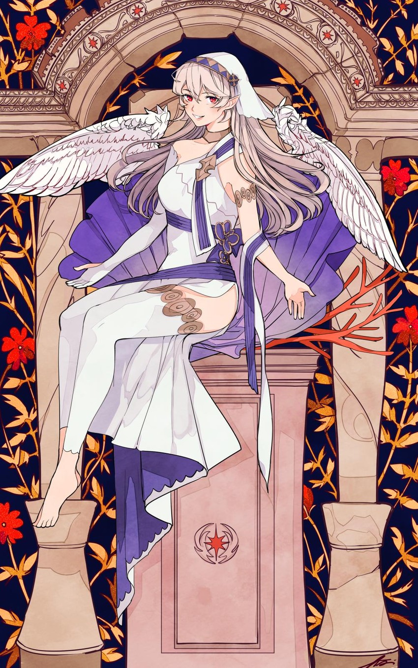 female corrin (fire emblem and 2 more) drawn by kazuha_(kazuha1003)