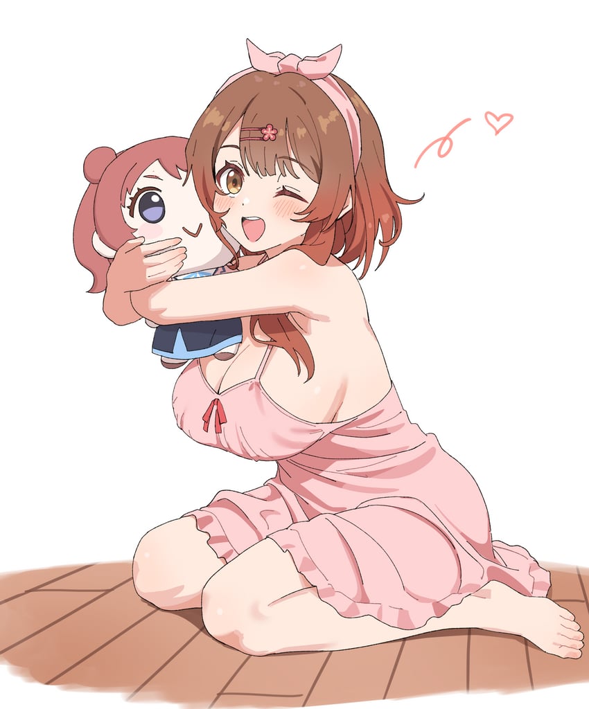 hanami ume (idolmaster and 1 more) drawn by sincos