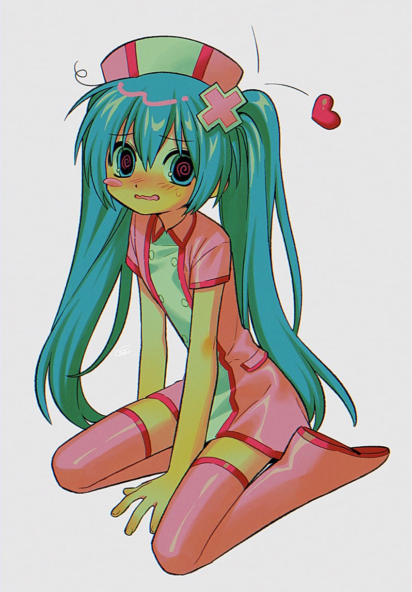 hatsune miku (vocaloid and 1 more) drawn by menma_(enaic31)