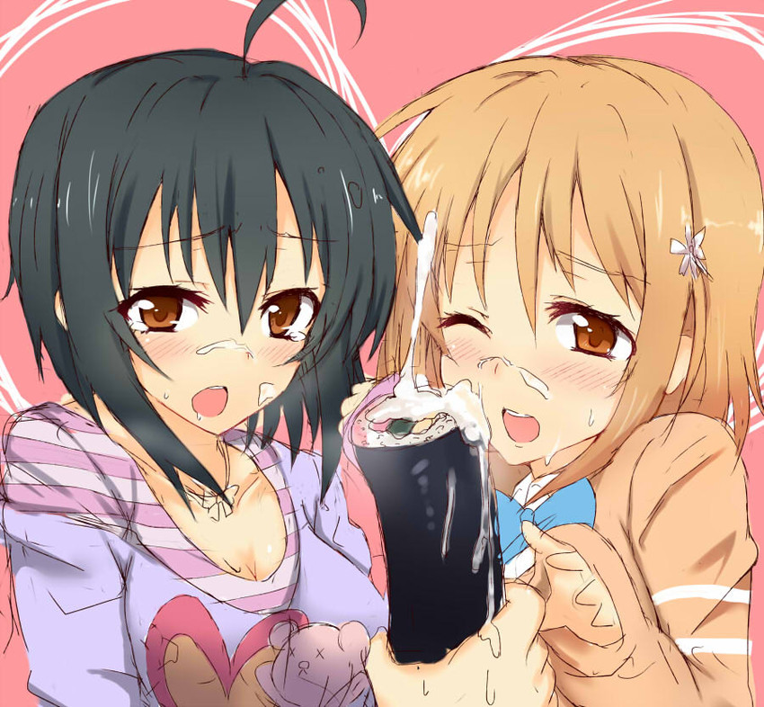 mimura kanako and kohinata miho (idolmaster and 1 more) drawn by nakatama_kyou