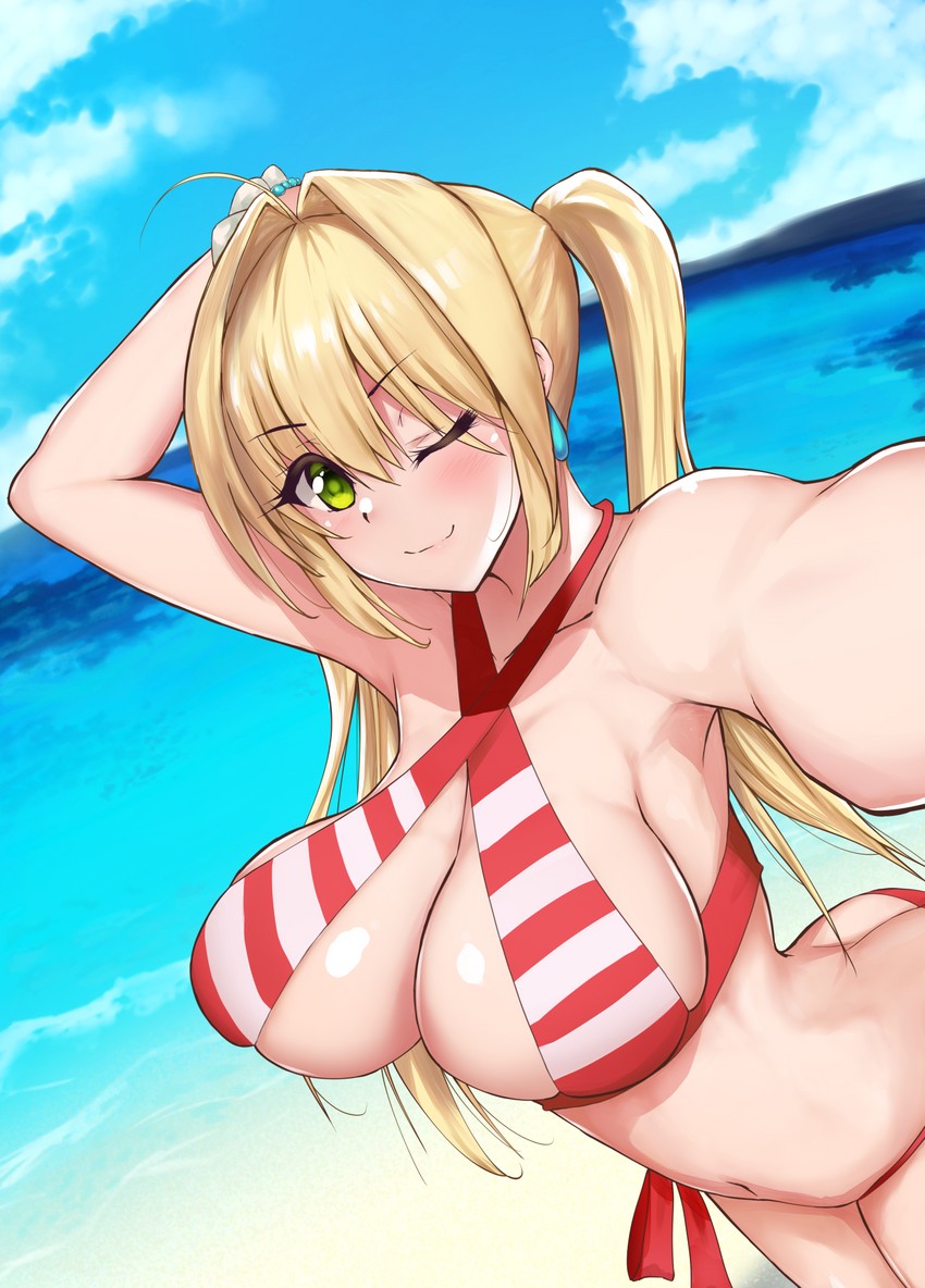 nero claudius and tange sakura (fate and 1 more) drawn by akatsuki_ikki