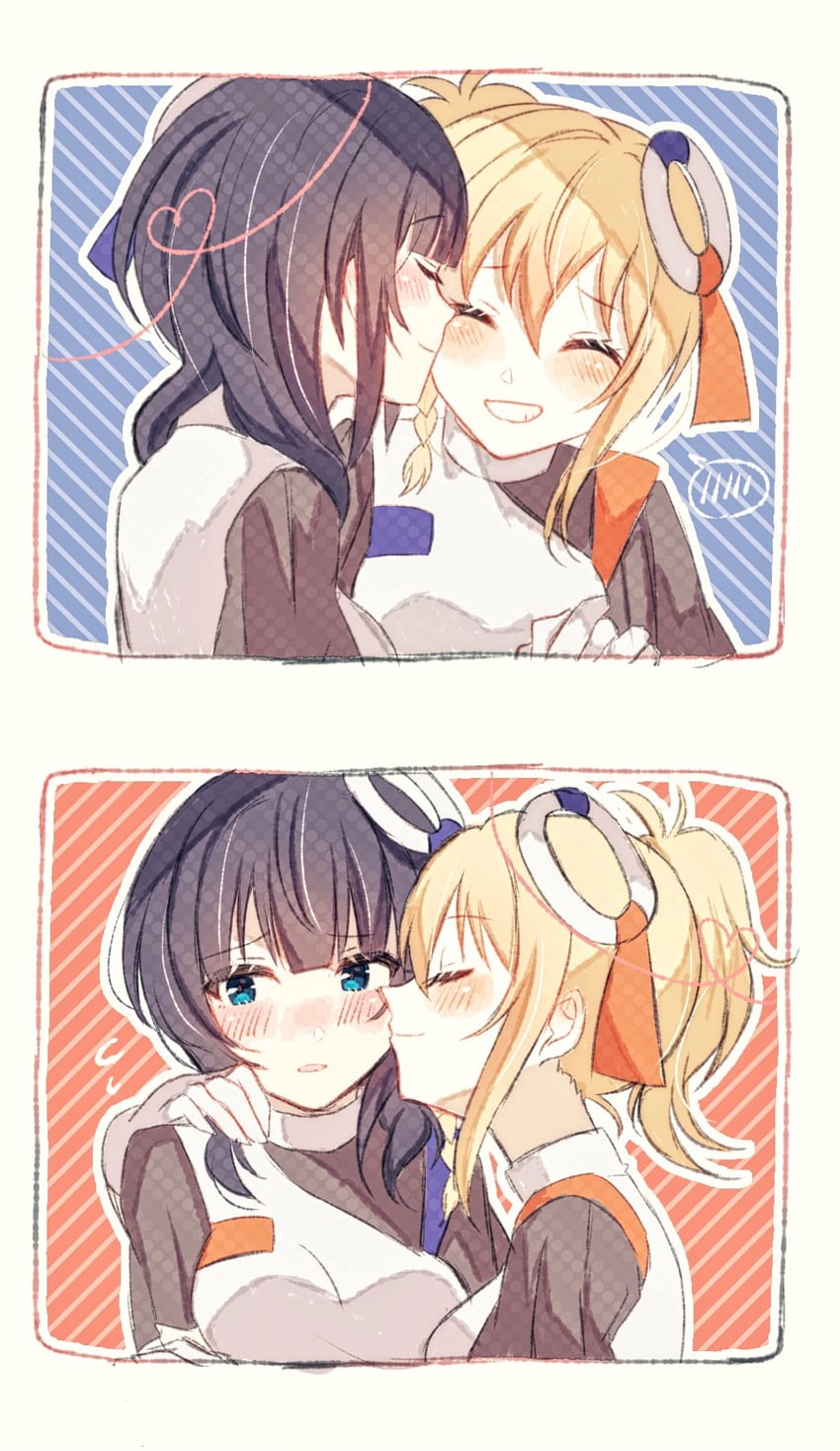miyashita ai and asaka karin (love live! and 1 more) drawn by shimada_(smd_dms)