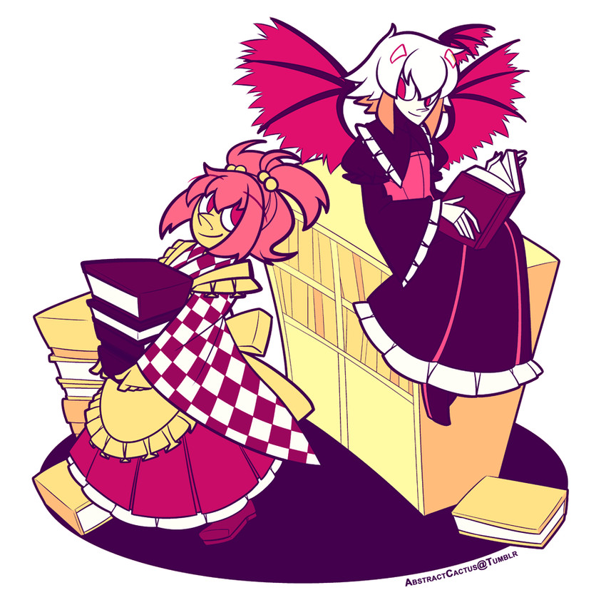 motoori kosuzu and tokiko (touhou) drawn by abstract_cactus