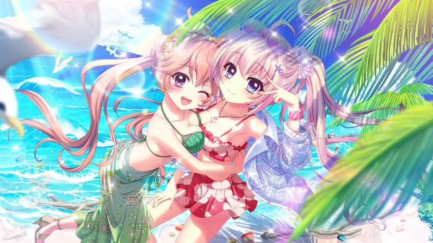 shiratori amaha and haeno akari (re:stage!) drawn by izumi_tsubasu