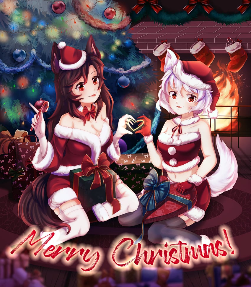 inubashiri momiji and imaizumi kagerou (touhou) drawn by dungeon_toaster