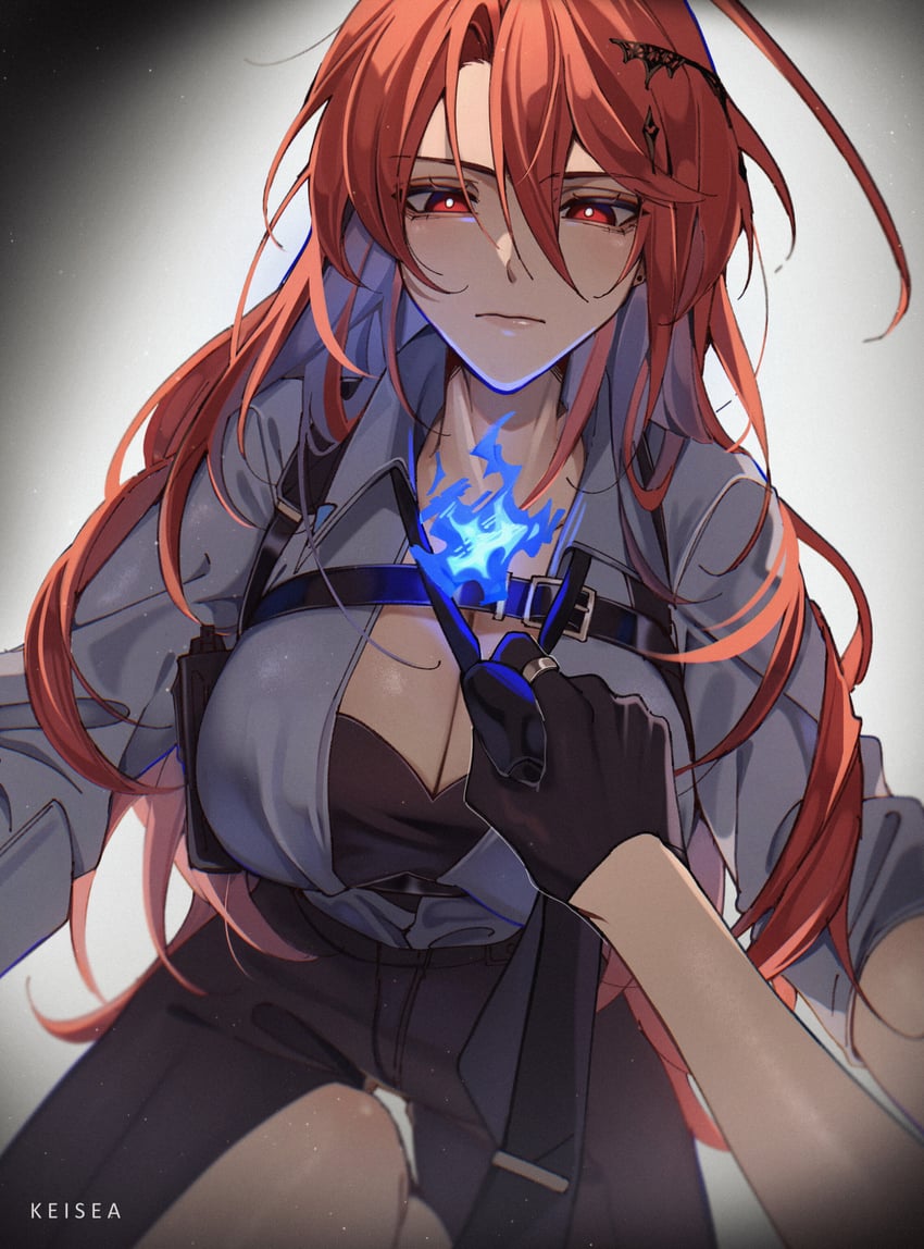 nerissa ravencroft and elizabeth rose bloodflame (hololive and 1 more) drawn by keisea