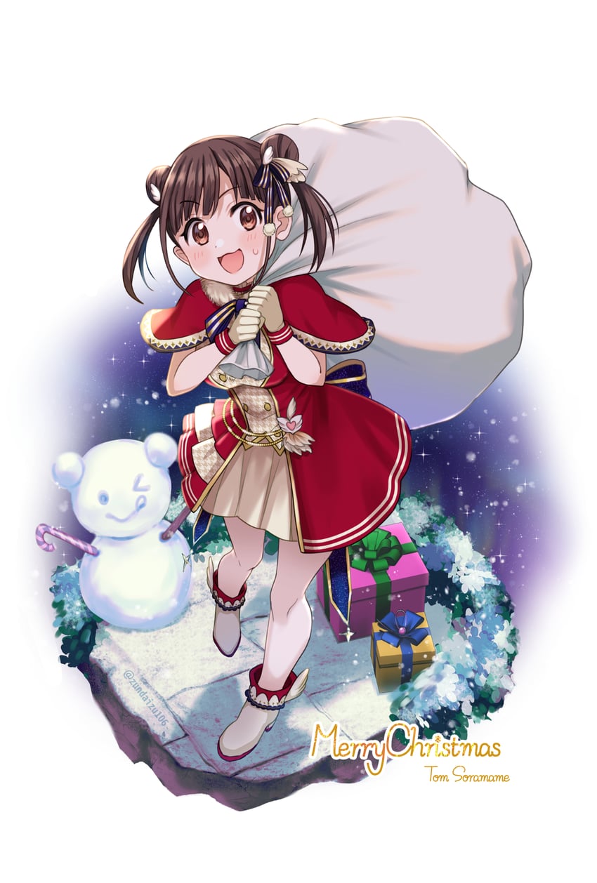 sonoda chiyoko (idolmaster and 1 more) drawn by soramame_tomu