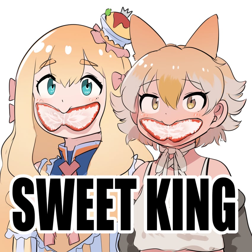 coyote and milky queen (kemono friends and 2 more) drawn by mcgunngu