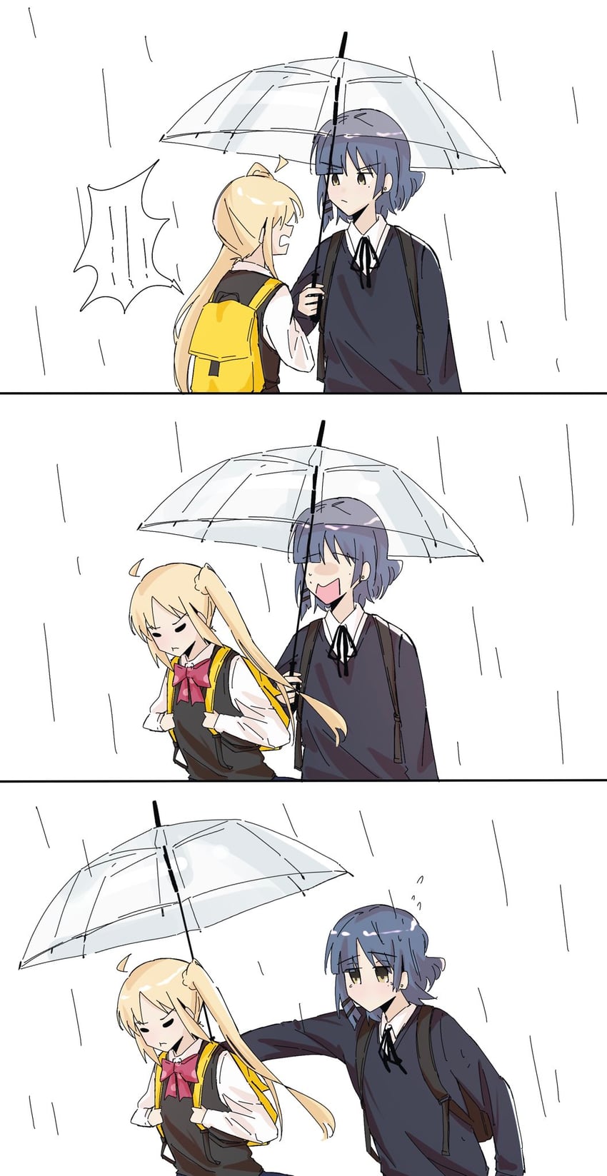 ijichi nijika and yamada ryo (bocchi the rock!) drawn by kkito55